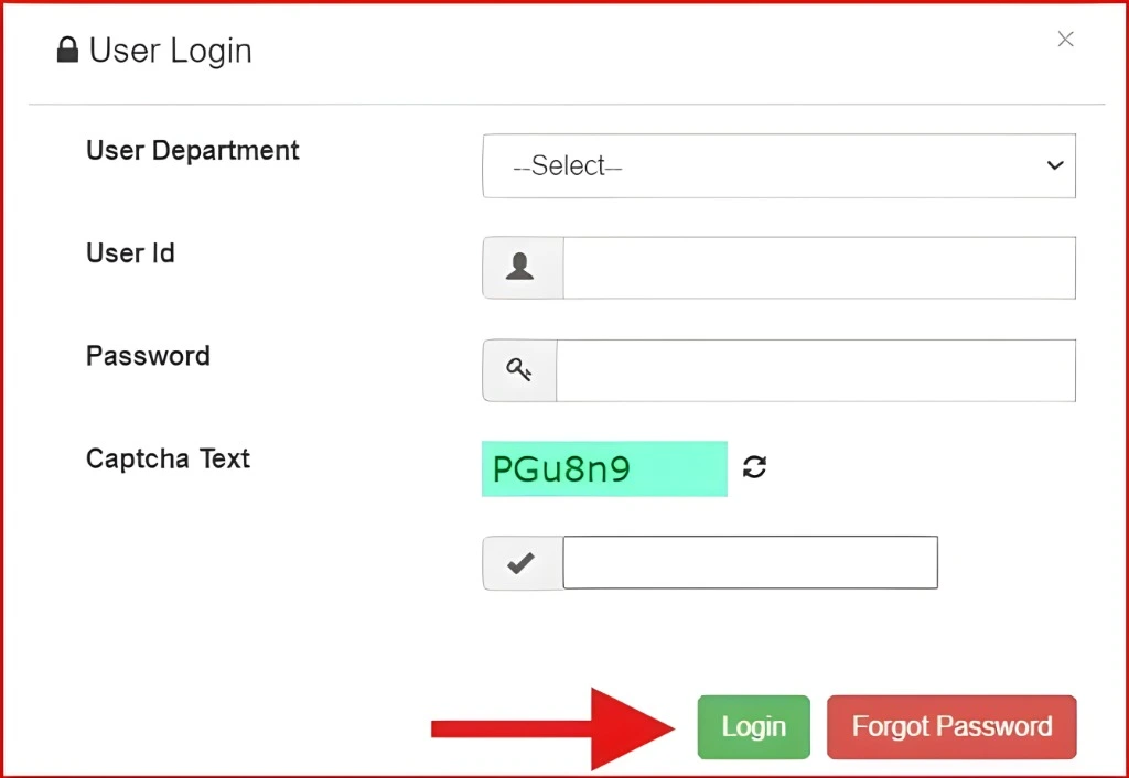 Manav Sampada UP Login Form