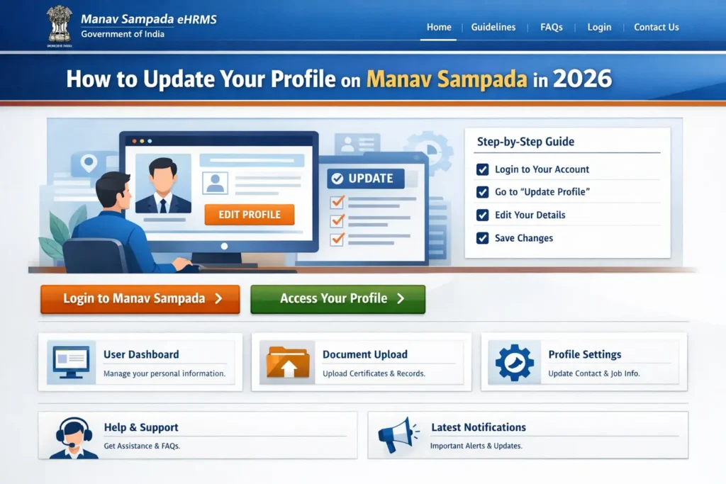 How to Update Your Profile on Manav Sampada in 2026